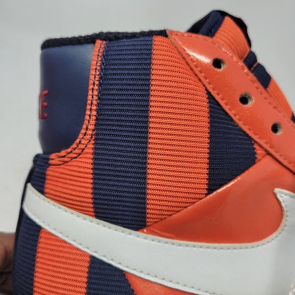 Nike Blazer SP LE Mid High Team Orange Obsidian Navy BLue 379416-811 Aub… - Picture 12 of 16